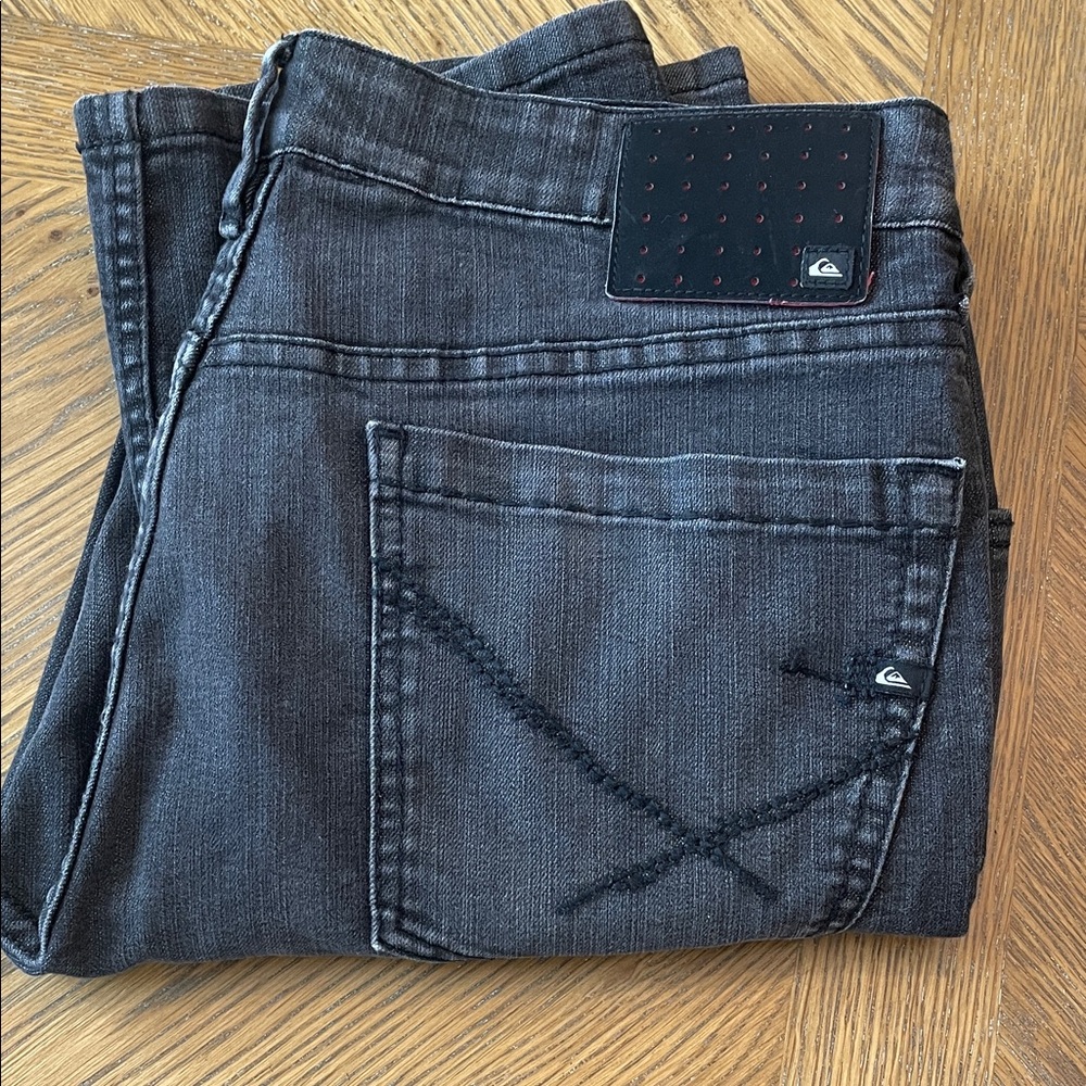 Quiksilver Black Bootcut Jeans for Men